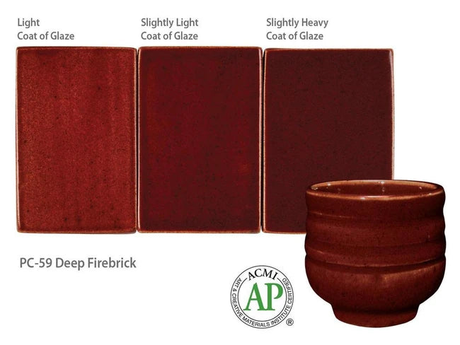Amaco Potters Choice PC59 Deep Firebrick